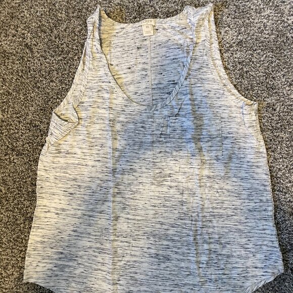 JCrew Grey Heather Tank with Pocket Detailing - Picture 1 of 2